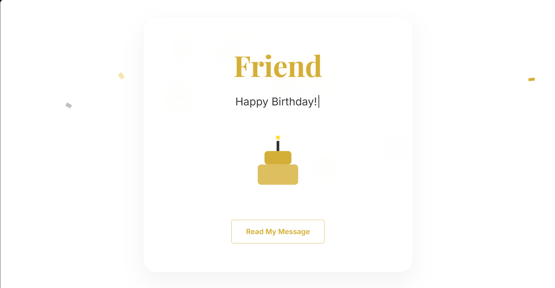 Happy Birthday Friend